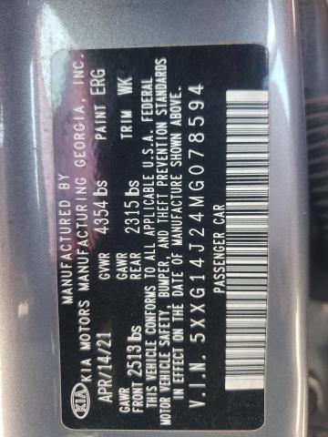 5XXG14J24MG078594 KIA K5 LXS
