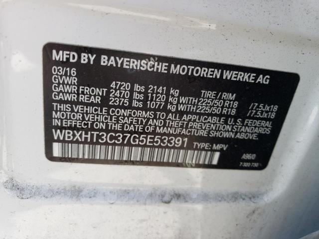 WBXHT3C37G5E53391 BMW X1 Xdrive28i