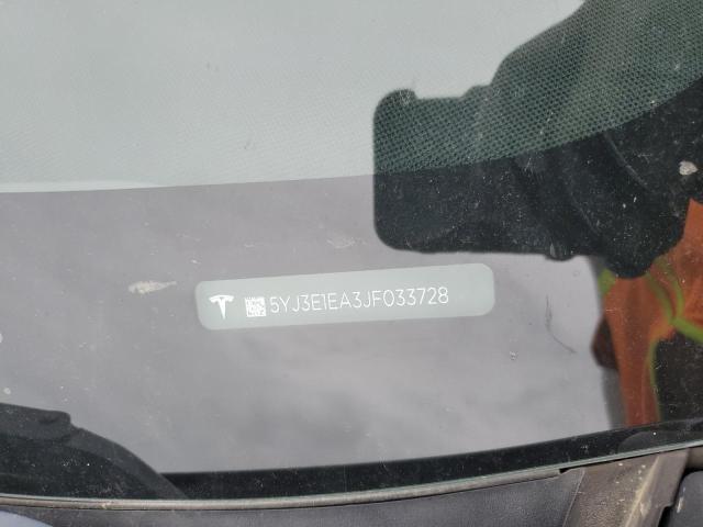 5YJ3E1EA3JF033728 Tesla MODEL 3