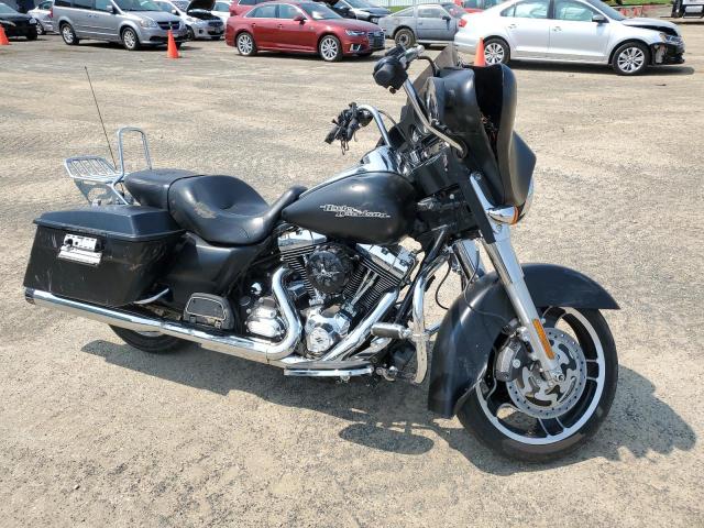 Salvage motorcycles for sale at Mcfarland, WI auction: 2012 Harley-Davidson Flhx Street Glide