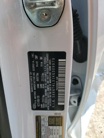 5XXGT4L31KG309979 KIA Optima Lx