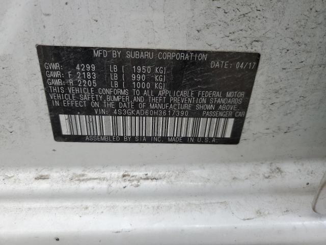4S3GKAD60H3617390 Subaru Impreza Premium Plus