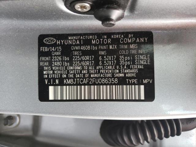 KM8JTCAF2FU086358 Hyundai TUCSON GLS
