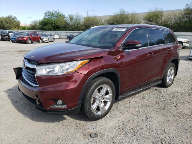 VIN 5TDDKRFH6ES068109 2014 Toyota Highlander, Limited no.1