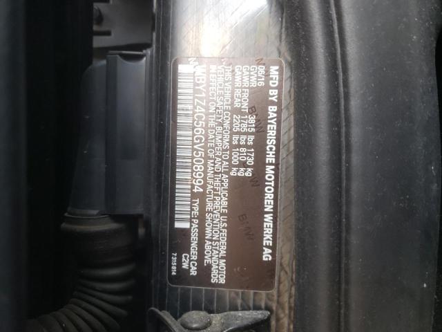 2016 BMW I3 REX - WBY1Z4C56GV508994