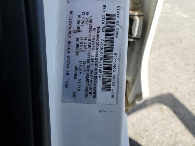 JM1BM1V30E1200870 Mazda 3 TOURING