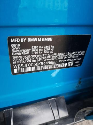 WBSJF0C50KB448698 BMW M5