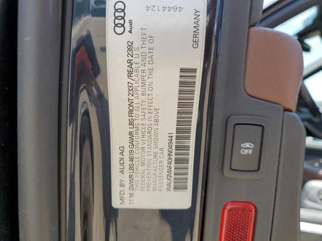 2017 AUDI A4 ULTRA P - WAUGMAF40HN049441