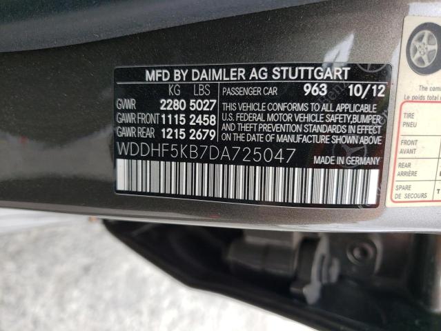 VIN WDDHF5KB7DA725047 2013 Mercedes-Benz E-Class, 350 no.12