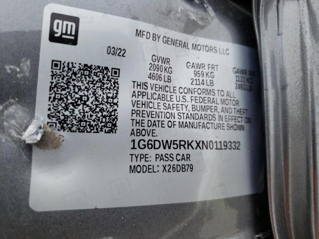 2022 CADILLAC CT5 LUXURY - 1G6DW5RKXN0119332