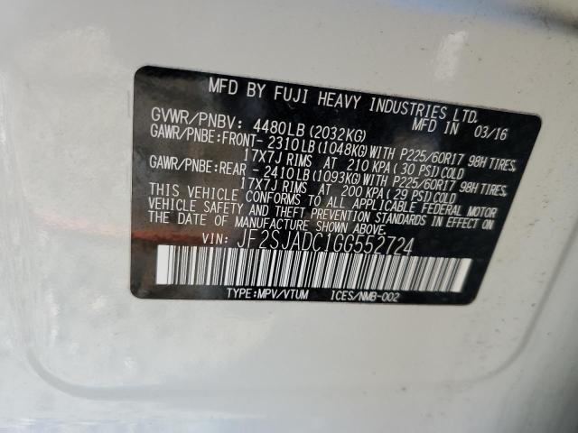 JF2SJADC1GG552724 Subaru Forester 2.5i Premium