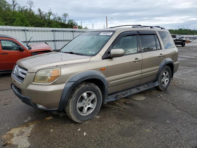 Salvage cars for sale from Copart West Mifflin, PA: 2006 Honda Pilot EX