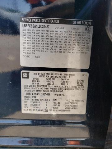 2020 BUICK ENVISION P - LRBFXBSA1LD031437