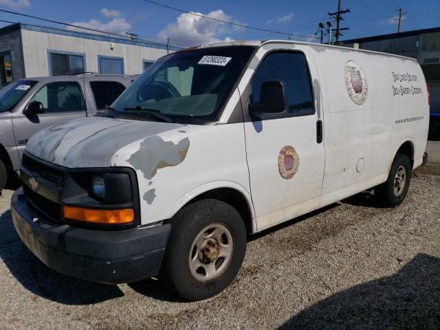 Salvage cars for sale from Copart Los Angeles, CA: 2005 Chevrolet Express G1500