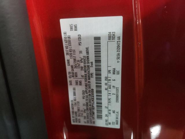 2020 FORD F150 - 1FTMF1EP1LKE23559