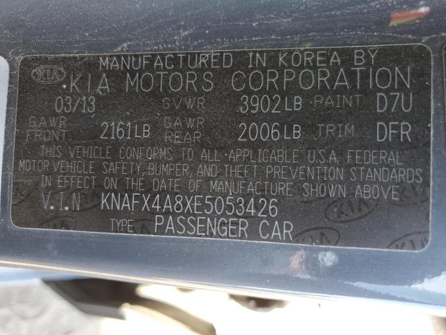 KNAFX4A8XE5053426 KIA FORTE EX
