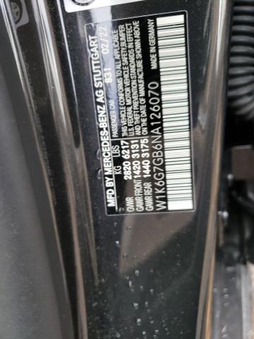 2022 MERCEDES-BENZ S 580 4MAT - W1K6G7GB6NA126070