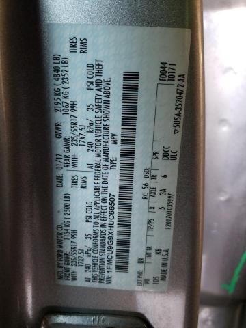 1FMCU9G9XHUC66507 2017 FORD ESCAPE - Image 12