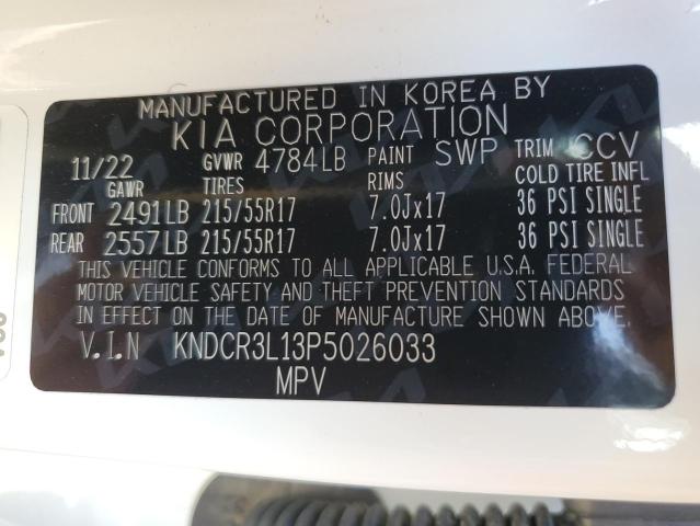2023 KIA NIRO WIND - KNDCR3L13P5026033