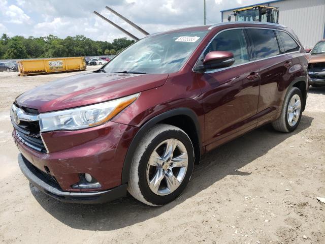 VIN 5TDDKRFH8ES031045 2014 Toyota Highlander, Limited no.1