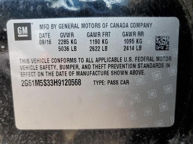 2G61M5S33H9120568 Cadillac XTS LUXURY