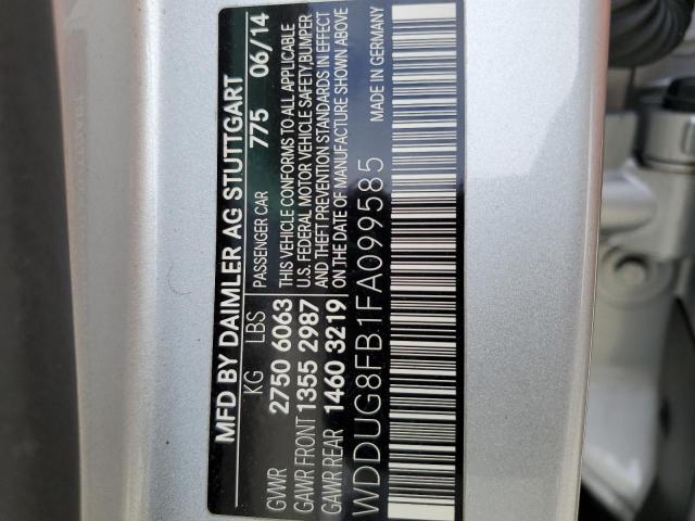 2015 MERCEDES-BENZ S 550 4MAT - WDDUG8FB1FA099585