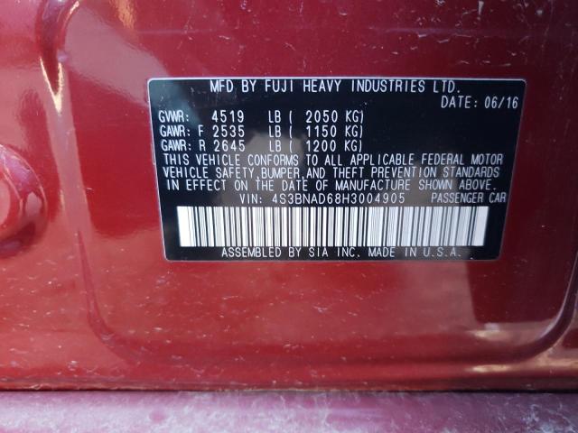 4S3BNAD68H3004905 Subaru Legacy 2.5i Premium