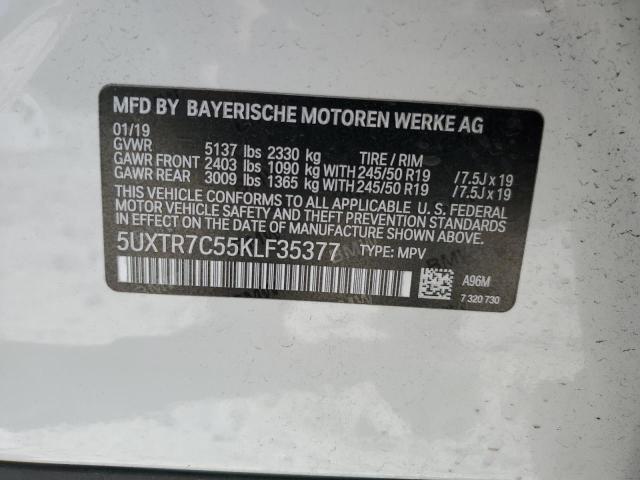 2019 BMW X3 SDRIVE3 - 5UXTR7C55KLF35377