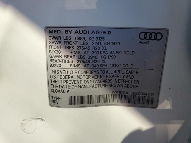 WA1DGAFE6ED004747 2014 AUDI Q7, photo no. 14