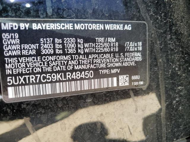 5UXTR7C59KLR48450 BMW X3 Sdrive30i