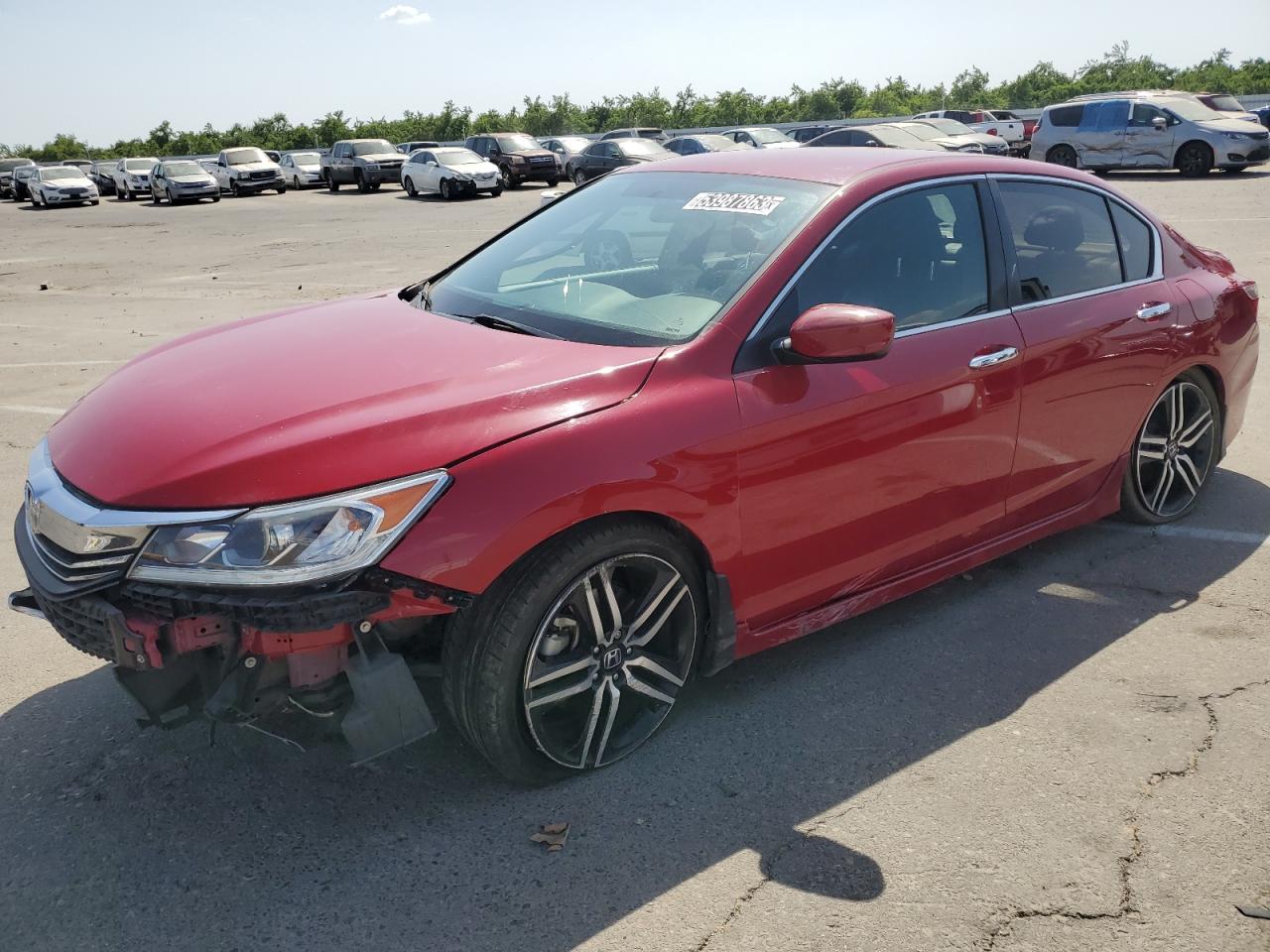 1HGCR2F57GA200655 2016 Honda Accord Sport