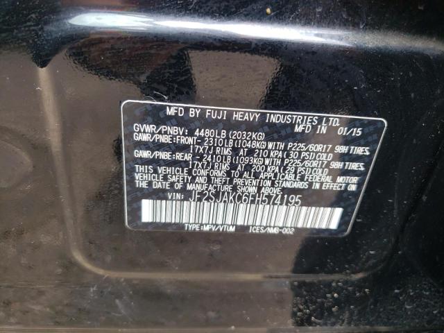 JF2SJAKC6FH574195 Subaru Forester 2.5i Limited