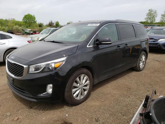 Salvage cars for sale at Columbia Station, OH auction: 2016 KIA Sedona EX