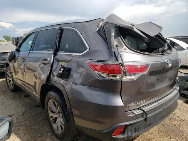 VIN 5TDJKRFH2ES035420 2014 Toyota Highlander, Xle no.2