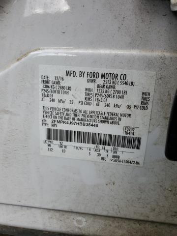 2FMPK4J97HBB35446 2017 FORD EDGE, photo no. 14