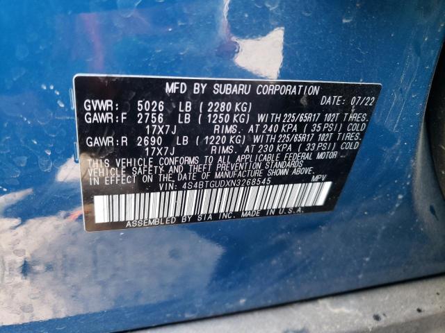 4S4BTGUDXN3268545 Subaru Outback Wilderness