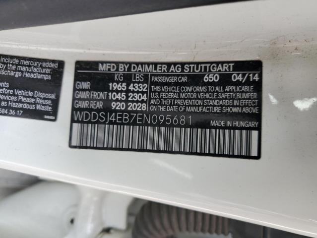 WDDSJ4EB7EN095681 Mercedes-Benz CLA 250