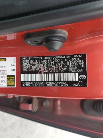 JTDKARFU4H3530115 Toyota PRIUS