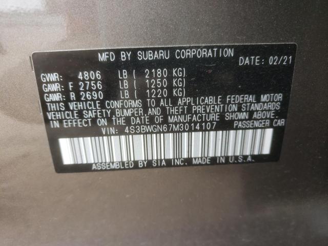 4S3BWGN67M3014107 Subaru Legacy Limited Xt