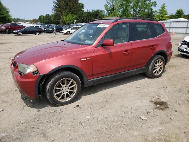 Salvage cars for sale from Copart Finksburg, MD: 2006 BMW X3 3.0I