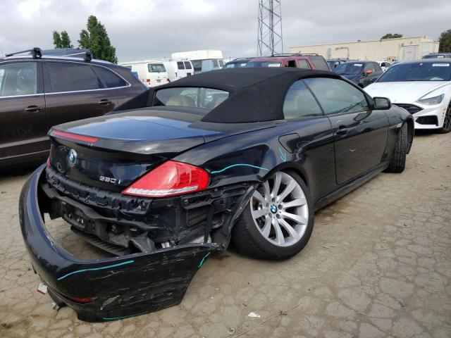 VIN: WBAEB53599CX58223 Auction: COPART Lot: 52223263 Location: CA - HAYWARD WBAEB53599CX58223 BMW 6 SERIES 2009 BLACK Photo 3