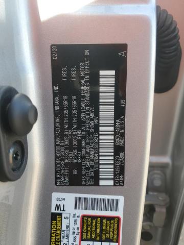 VIN 5TDHZRAH7LS008213 2020 Toyota Highlander, Xle no.13