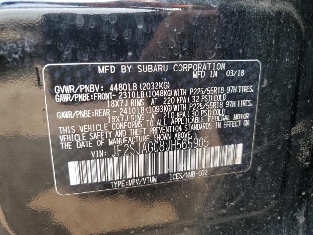 JF2SJAGC8JH565905 Subaru Forester 2.5i Premium