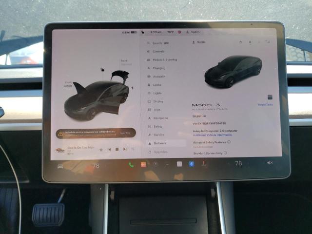 5YJ3E1EAXKF304995 Tesla MODEL 3