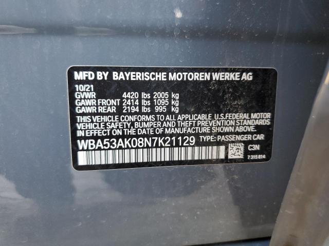 2022 BMW 228I - WBA53AK08N7K21129