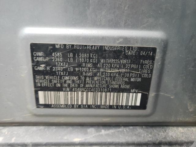 4S4BRCCC4E3310871 Subaru Outback 2.5i Premium