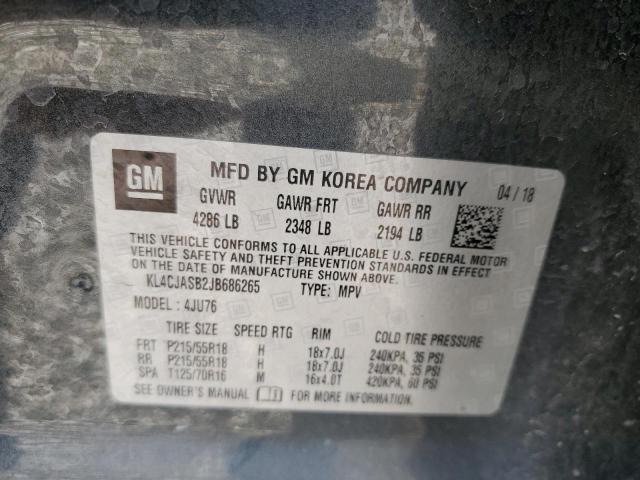 KL4CJASB2JB686265 Buick Encore Preferred