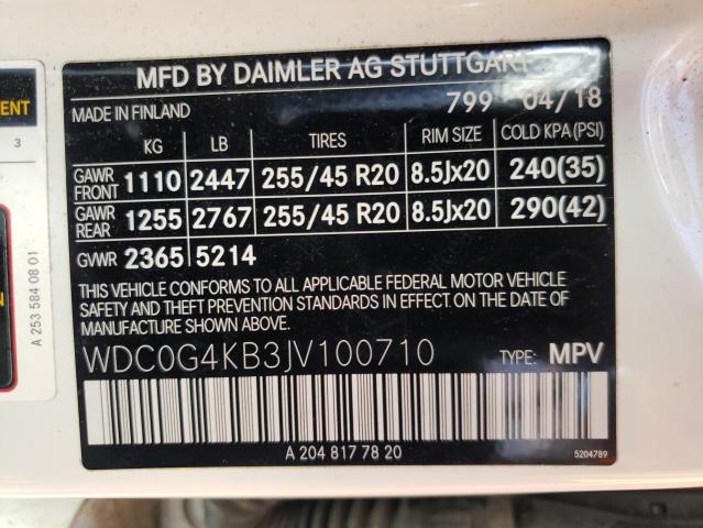 WDC0G4KB3JV100710 Mercedes-Benz Glc 300 4matic