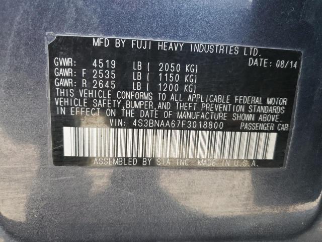 4S3BNAA67F3018800 Subaru Legacy 2.5i