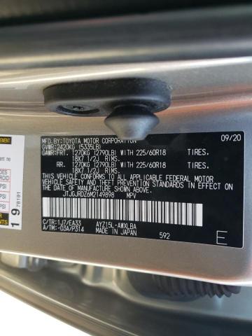 2021 LEXUS NX 300H BA - JTJGJRDZ6M2149898